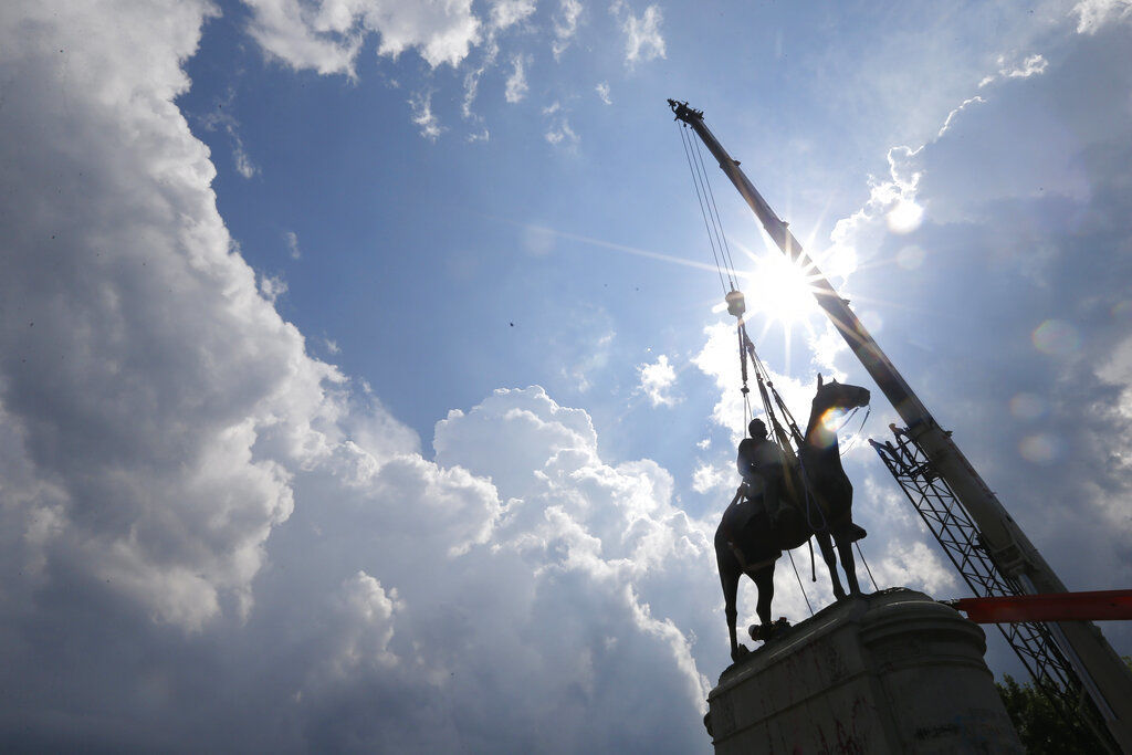 APTOPIX Racial Justice Confederate Statues